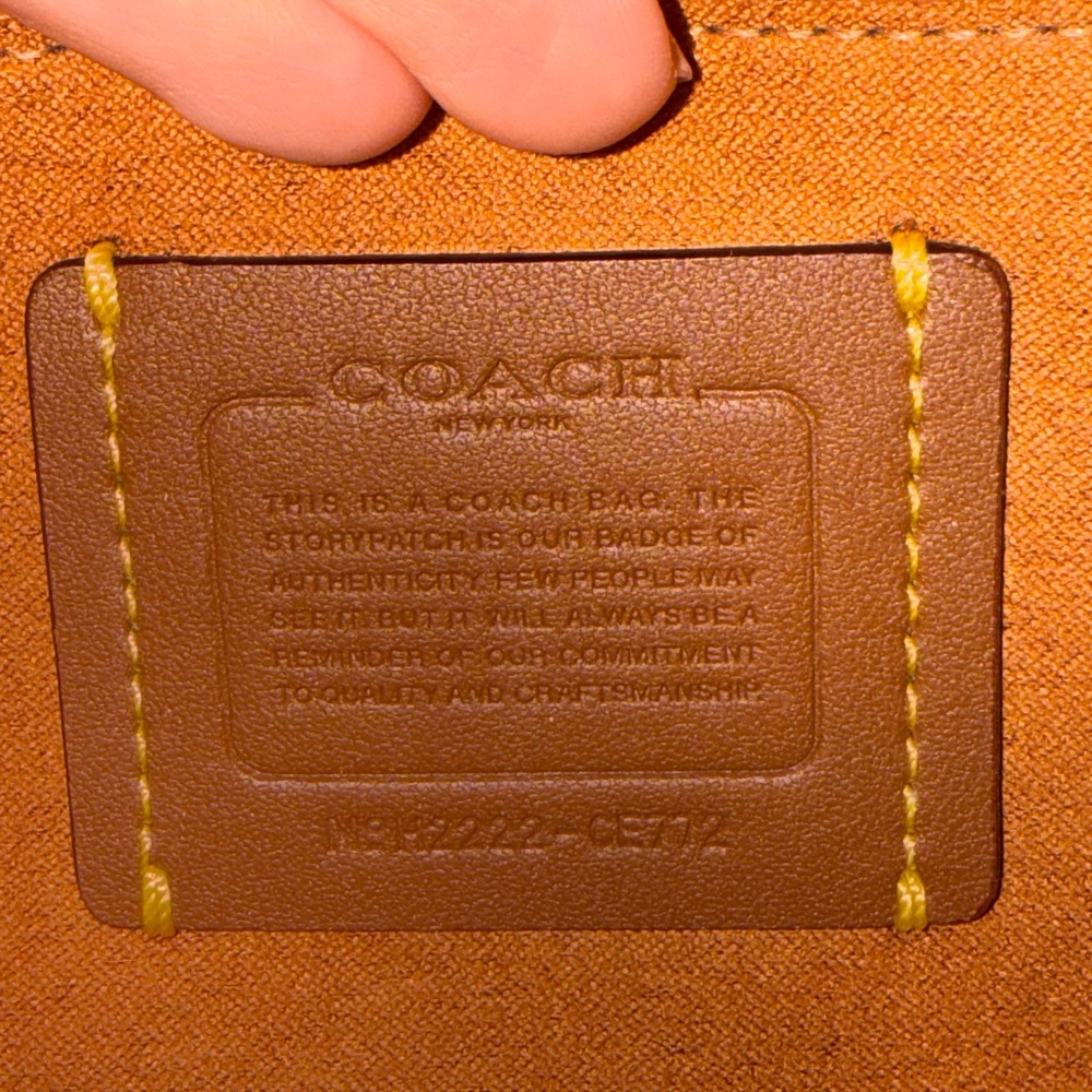 Coach Tabby Mini Pebble-Leather Crossbody Bag - Picture 6 of 8